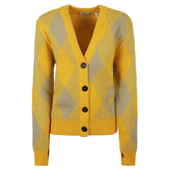 Burberry Argyle Patterned Wool Sweater - NWT